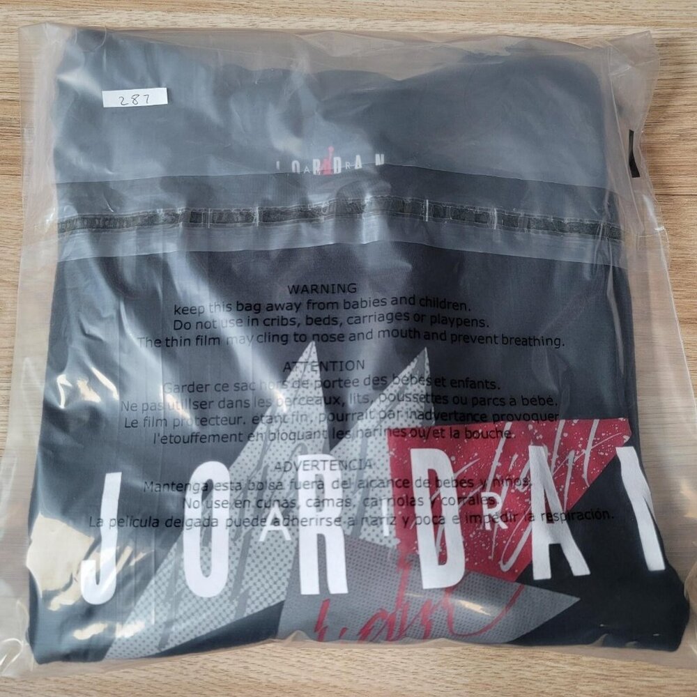 Jordan T-Shirt Mens 2XL Black Flight Graphic Jumpman Tee Shirt Athletic Casual - Picture 9 of 9